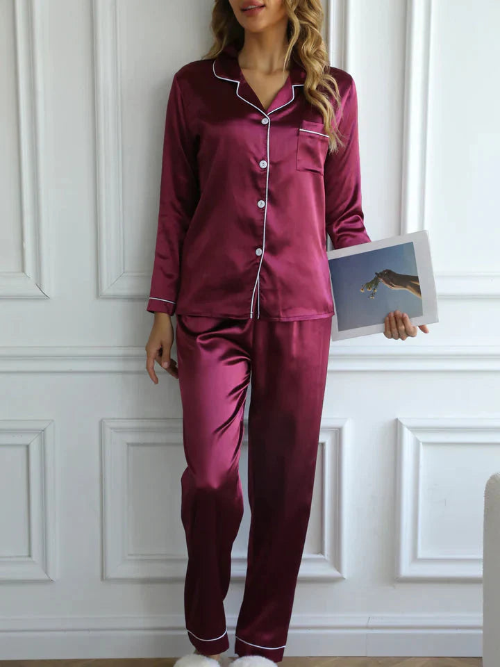 Qiana | Satin Pyjama Satz für Frauen