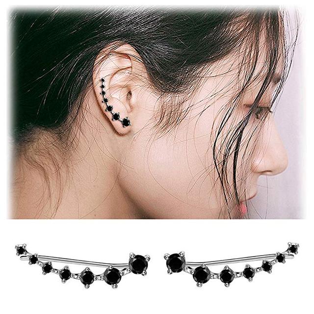 Quinn | Glamouröser Sterling Silber 925 Zirkon Ohrstecker