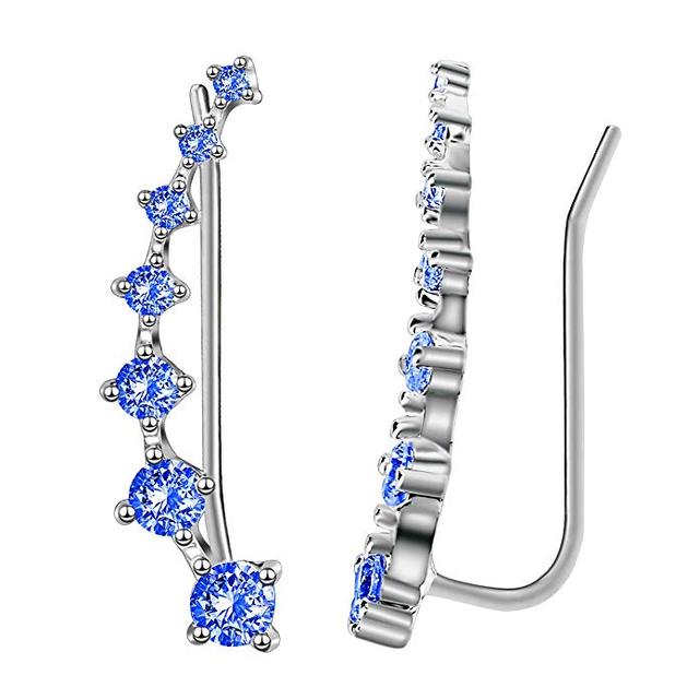 Quinn | Glamouröser Sterling Silber 925 Zirkon Ohrstecker
