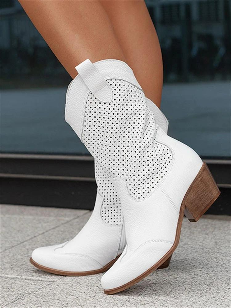 Liora | Atmungsaktive Cowboy Stiefel Für Damen