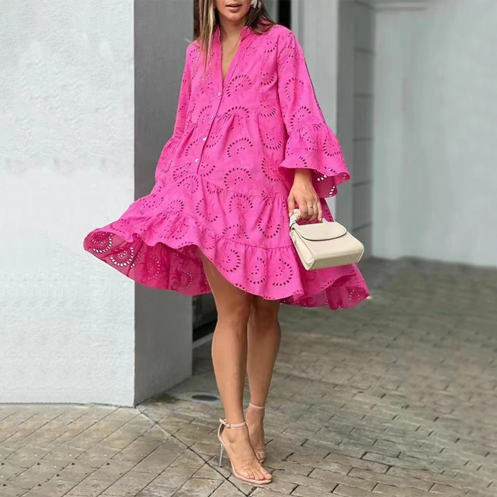 Ovelyn | Damen Stilvolles Sommerkleid