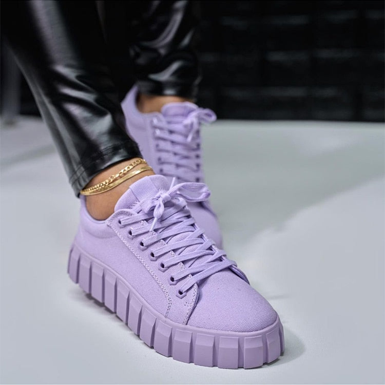 Kevara | Ergonomische Damen Turnschuhe mit Komfortabler Plateausohle