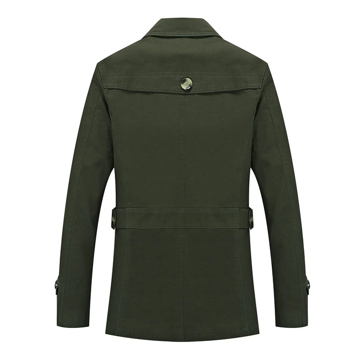 Herren Langer Trenchcoat