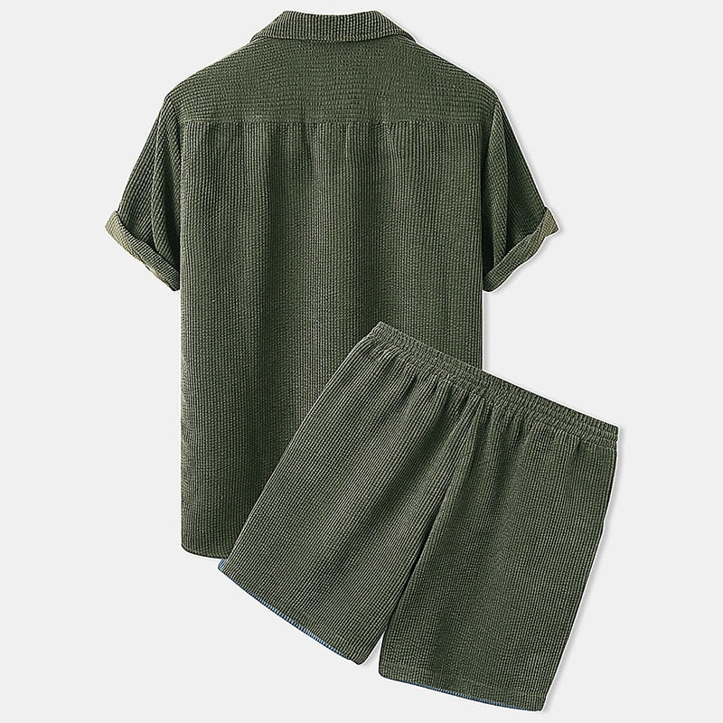 Derren | Herren Cord Kurz Sommer Satz