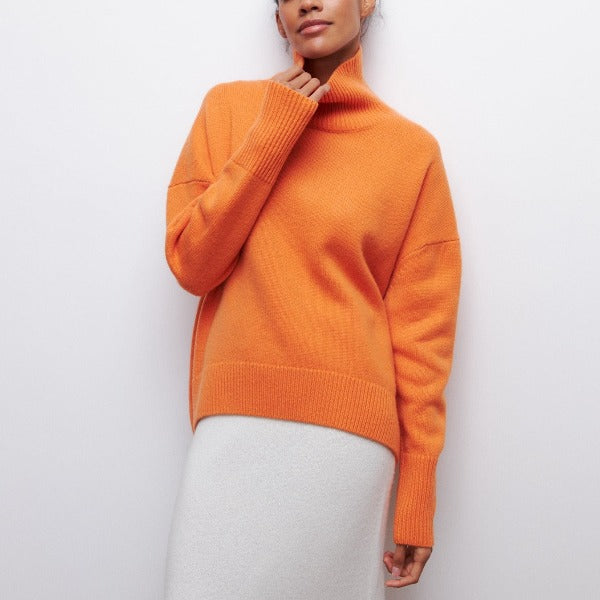 Daphne | Bequemer Damen-Rollkragenpullover