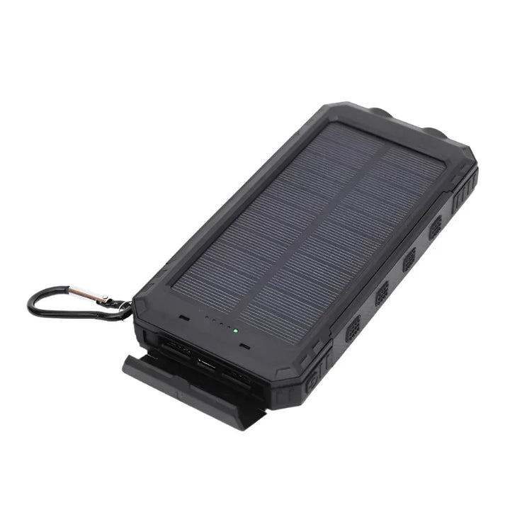 Dean | Pro Solarbetriebene Powerbank mit Eingebaut Taschenlampe
