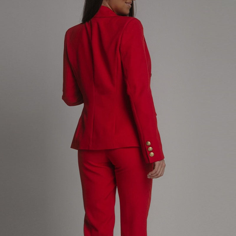 Ilaria | Damen Elegantes Sommer Blazer Satz