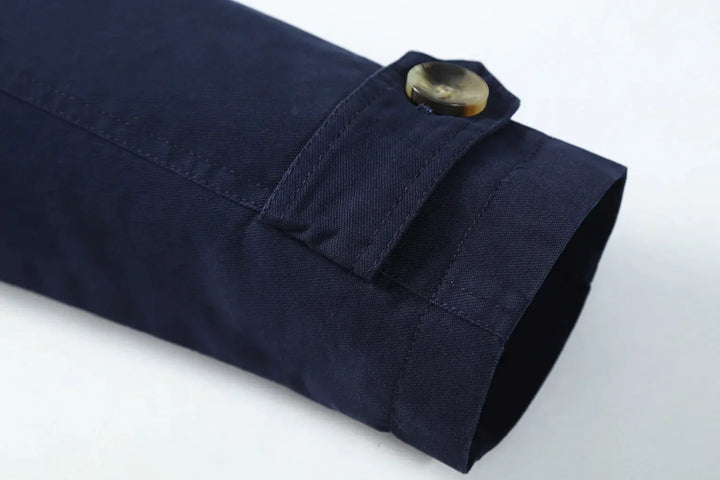 Herren Langer Trenchcoat