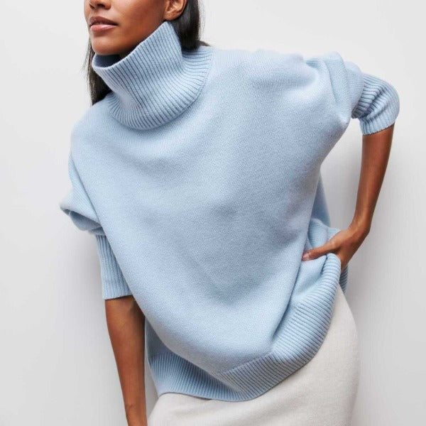 Daphne | Bequemer Damen-Rollkragenpullover