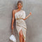 Ioanna | Asymmetrisches Abendkleid mit Elegantem Schlitz