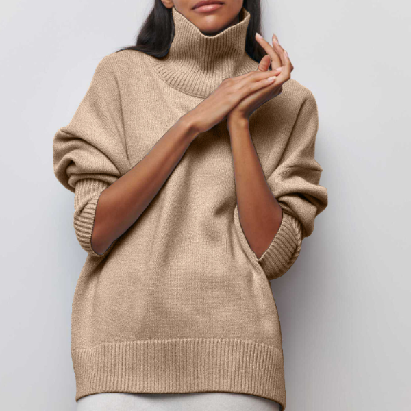 Daphne | Bequemer Damen-Rollkragenpullover