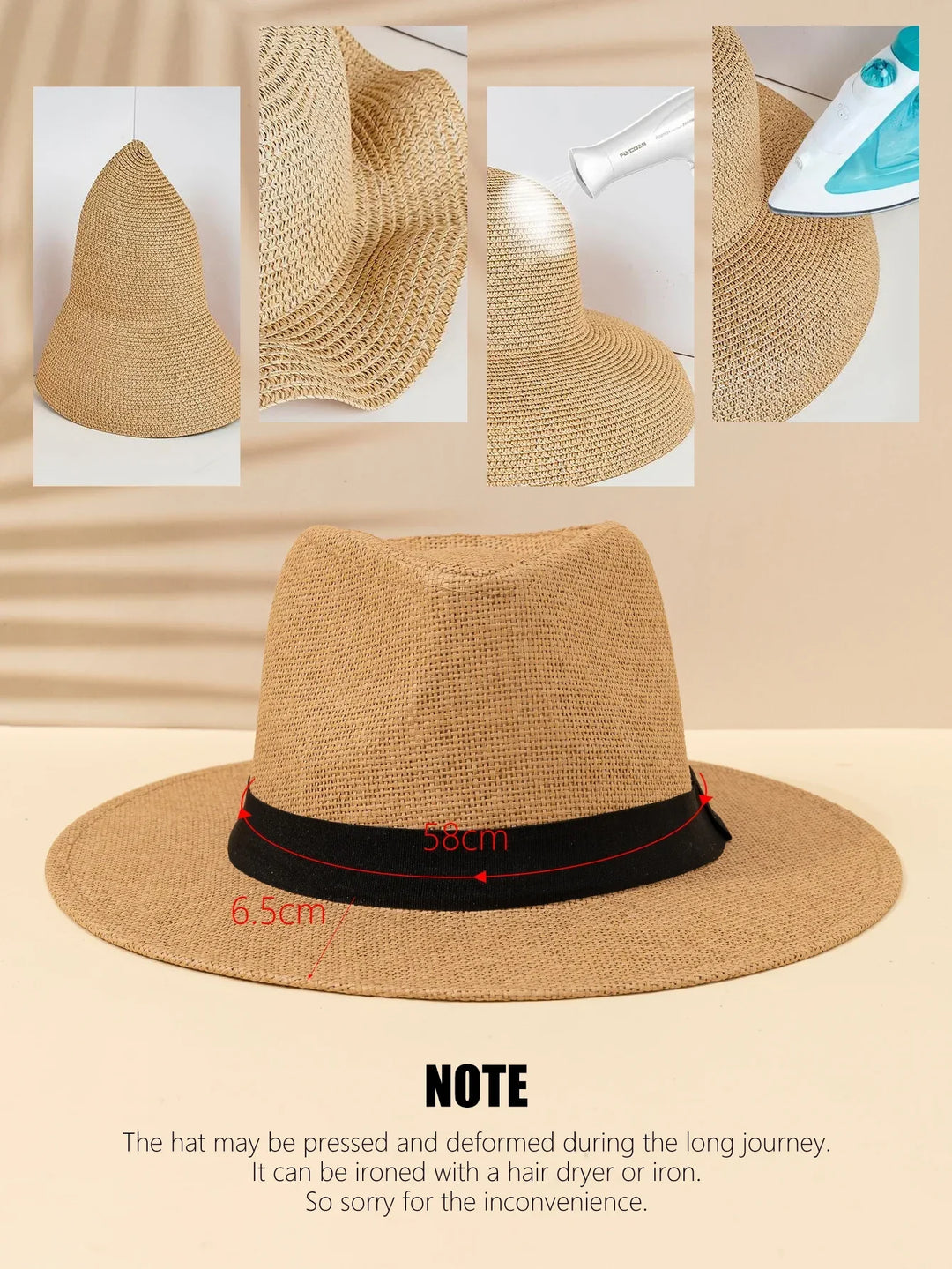 Selan | Damen Panama Strohhut