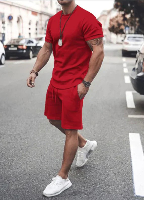 Alsten | Leichtes Kurzarmhemd und Passende Kurze Hose Für Herren