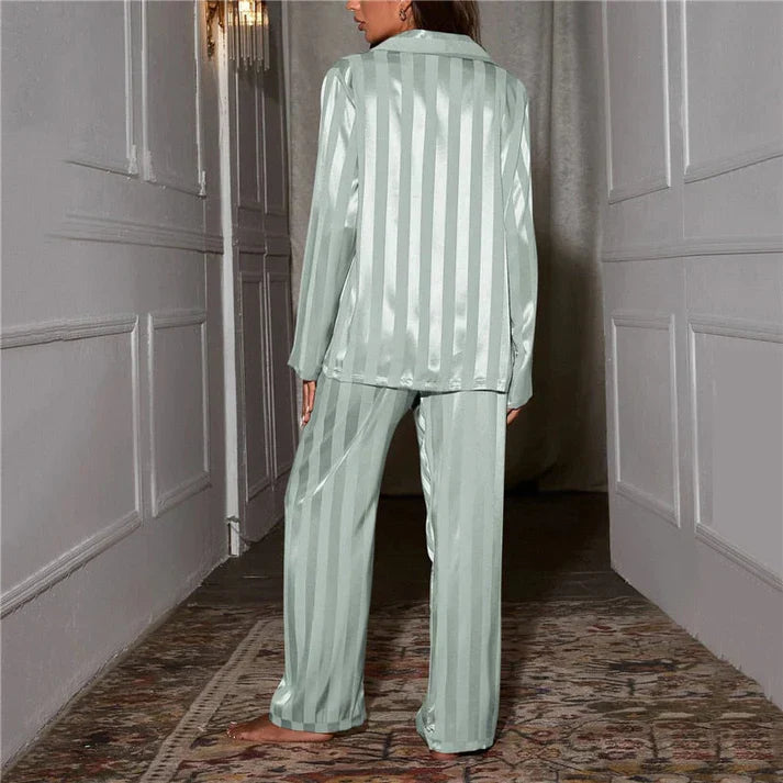 Evania | Damen Satin Pyjama Satz