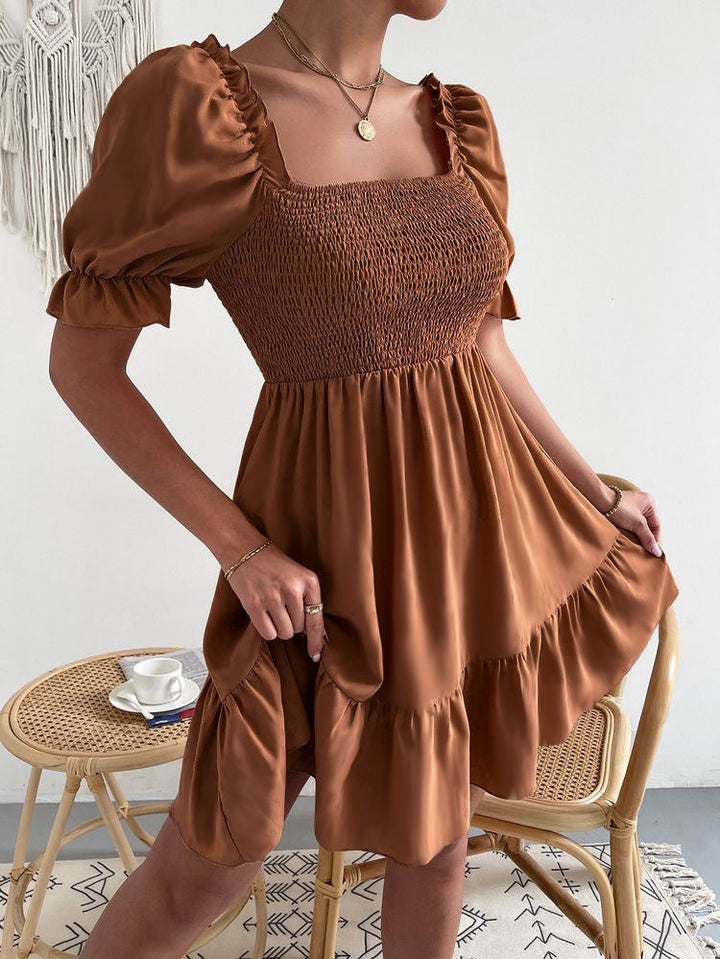 Caelan | Damen Puffärmeln Sommerkleid