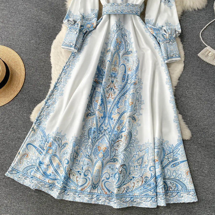 Aribella | Blumig A-Linien Kleid