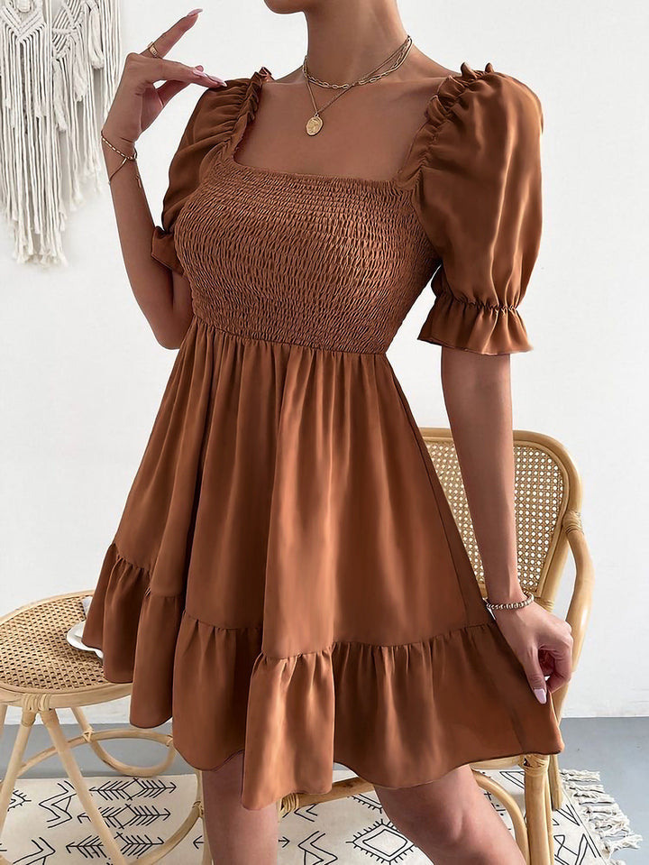 Caelan | Damen Puffärmeln Sommerkleid