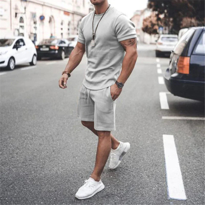 Alsten | Leichtes Kurzarmhemd und Passende Kurze Hose Für Herren
