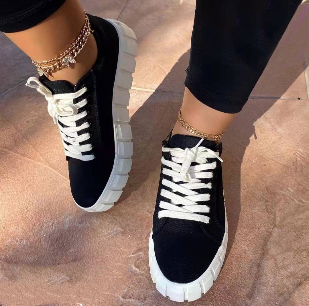 Kevara | Ergonomische Damen Turnschuhe mit Komfortabler Plateausohle