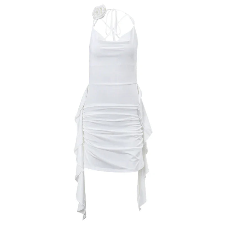 Enara | Asymmetrisches Gerüschtes Kleid
