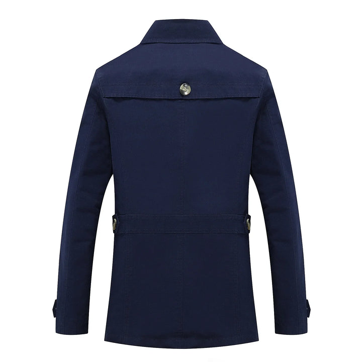 Herren Langer Trenchcoat