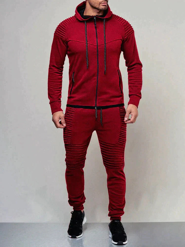 Caldor | 2-teiliger Kapuzenpulli mit Reißverschluss und Jogginghosen