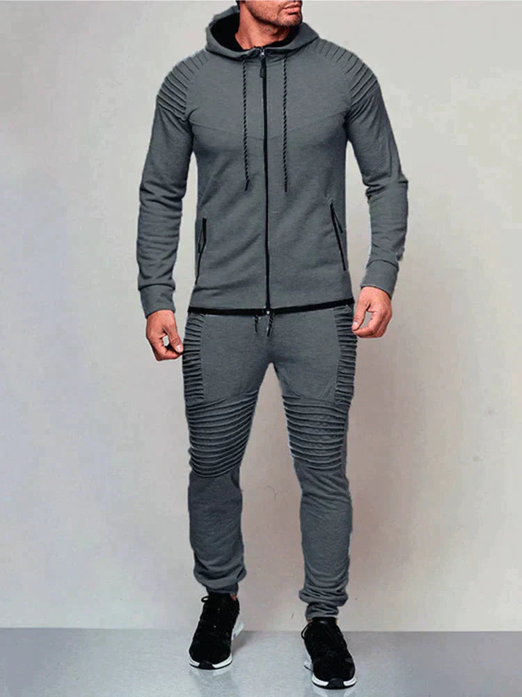 Caldor | 2-teiliger Kapuzenpulli mit Reißverschluss und Jogginghosen