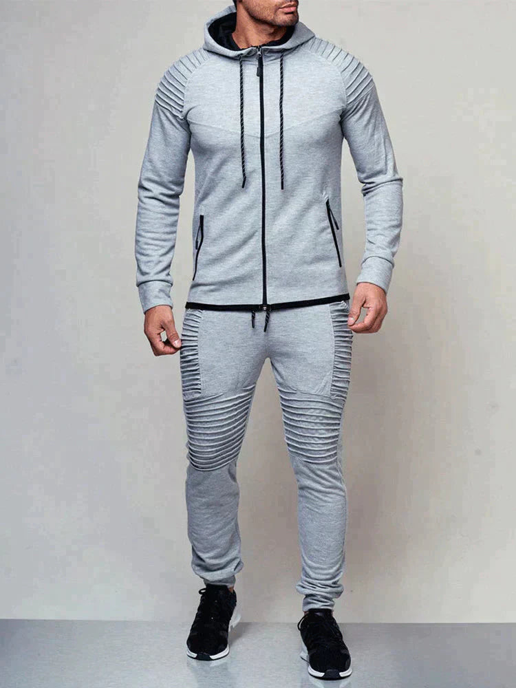Caldor | 2-teiliger Kapuzenpulli mit Reißverschluss und Jogginghosen