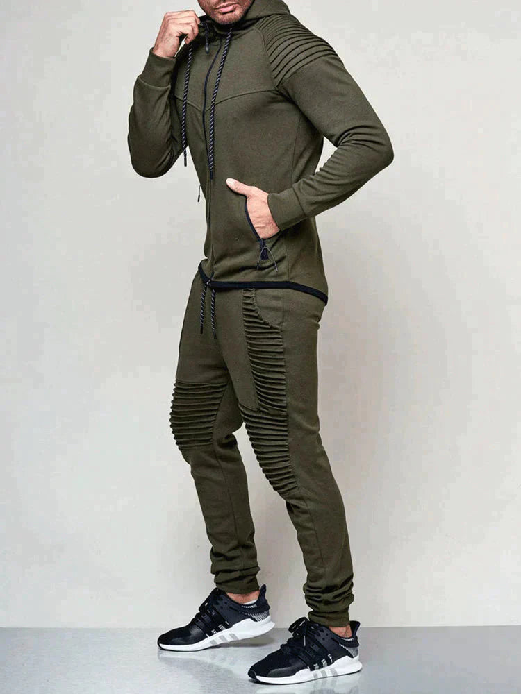 Caldor | 2-teiliger Kapuzenpulli mit Reißverschluss und Jogginghosen