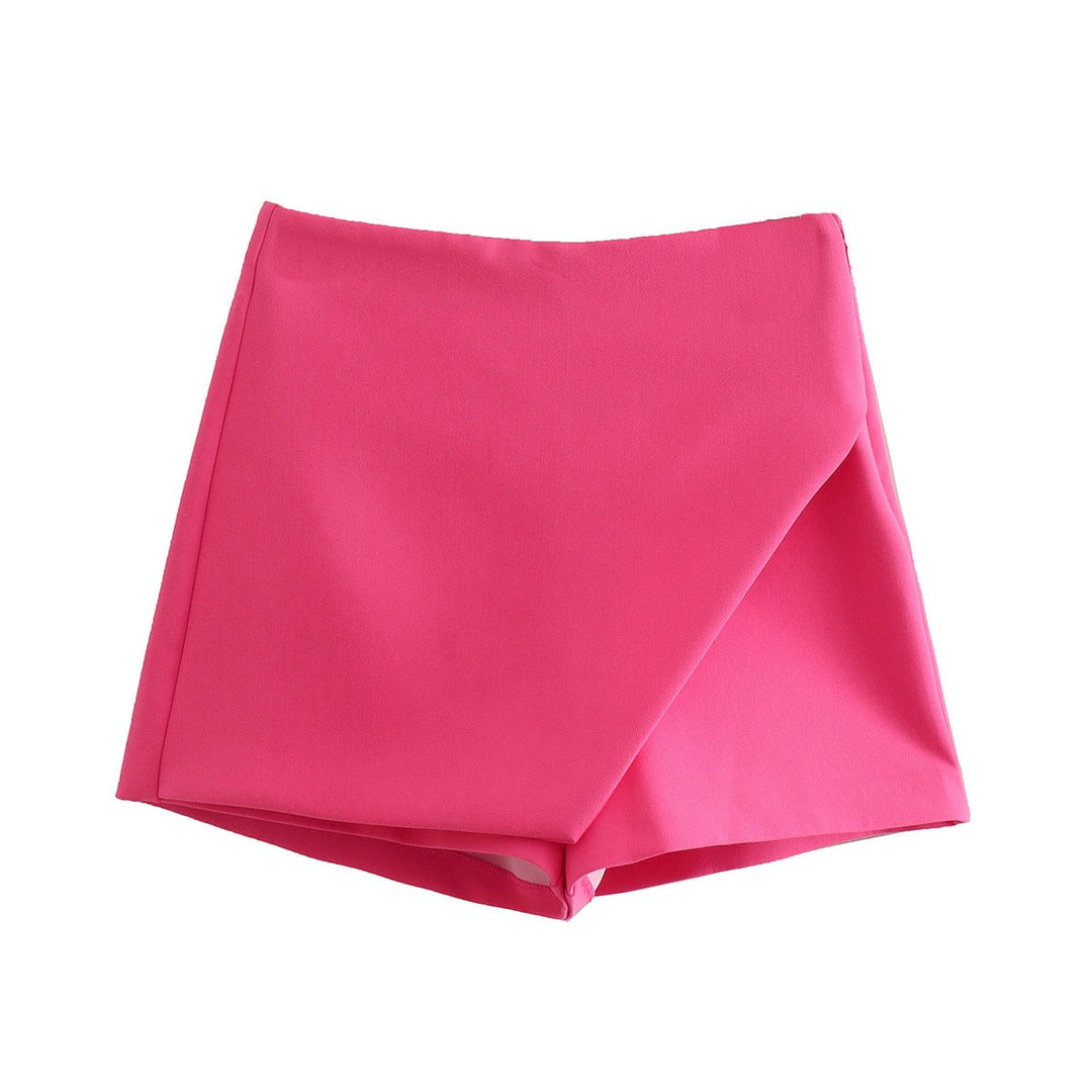 Héloïse | Asymmetrische Damen Kurze Hose mit Breitem Bund