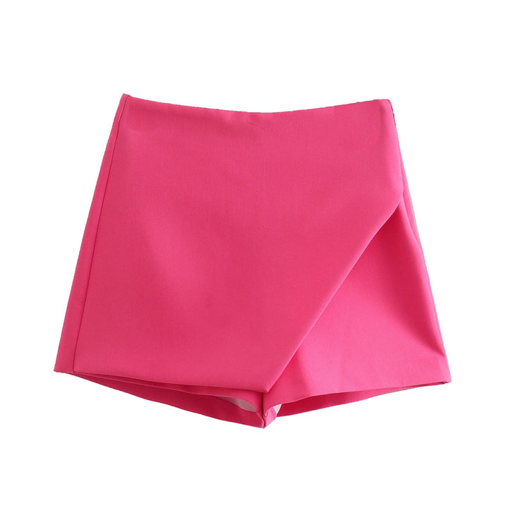 Héloïse | Asymmetrische Damen Kurze Hose mit Breitem Bund