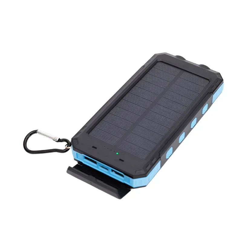 Dean | Pro Solarbetriebene Powerbank mit Eingebaut Taschenlampe