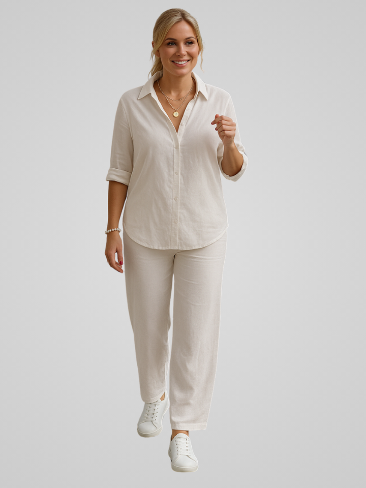 Umaiza | Damen Elegantes Sommer Zweiteiliges Satz