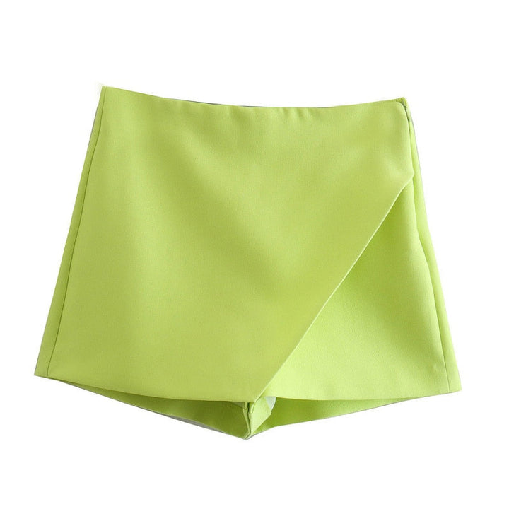 Héloïse | Asymmetrische Damen Kurze Hose mit Breitem Bund