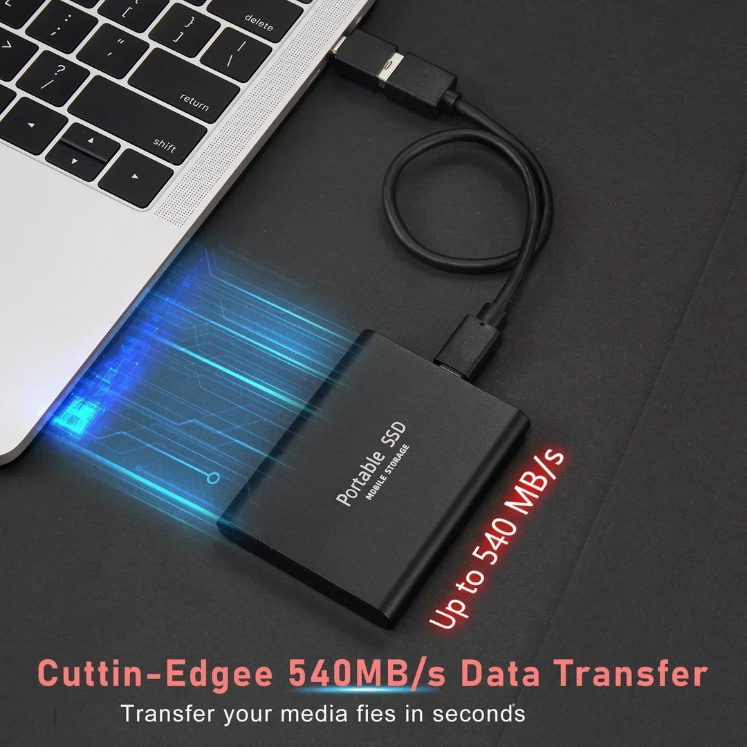 Ultraschnelle 128-TB-SSD – Langlebig Tragbares Solid-State Laufwerk