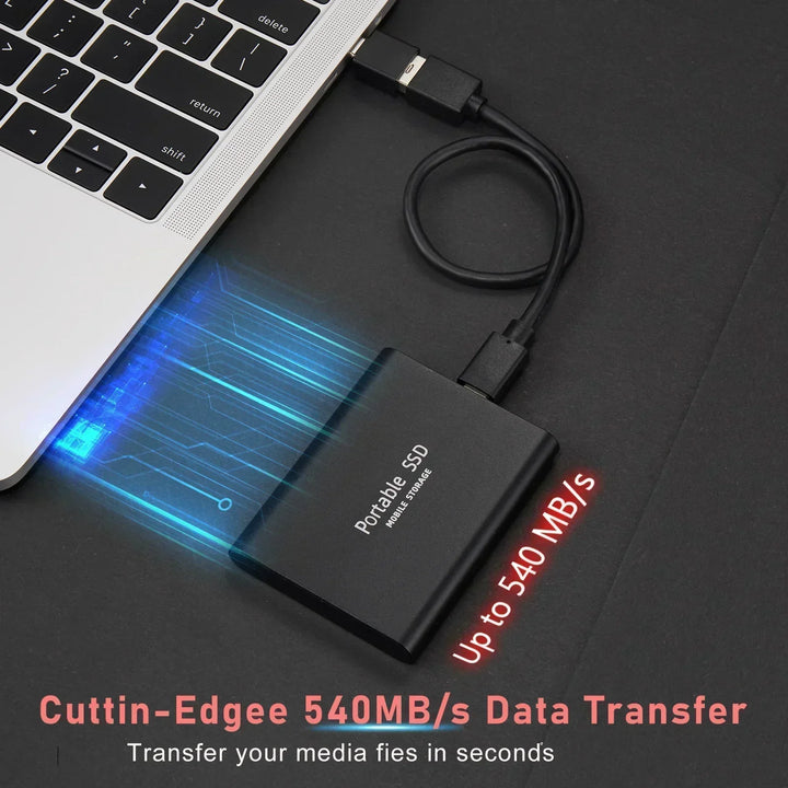 Ultraschnelle 128-TB-SSD – Langlebig Tragbares Solid-State Laufwerk