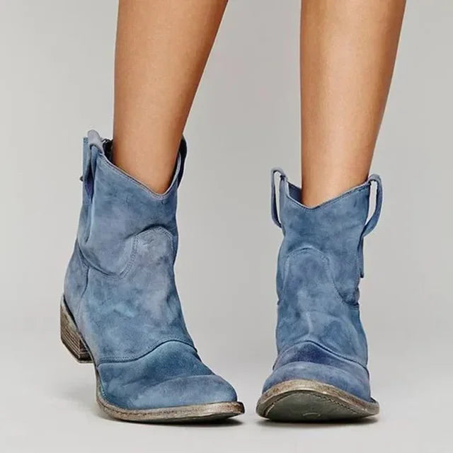 Brisa | Damen Bestickte Cowboy Stiefeletten