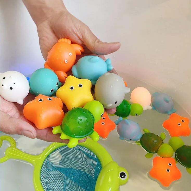 Glühend Freunde Badespielzeug-Set