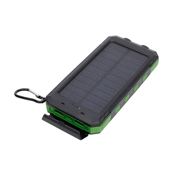 Dean | Pro Solarbetriebene Powerbank mit Eingebaut Taschenlampe
