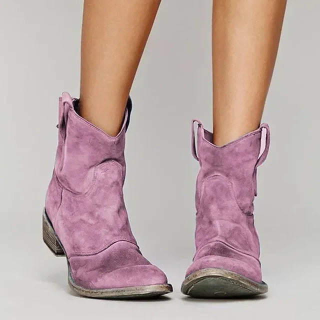 Brisa | Damen Bestickte Cowboy Stiefeletten