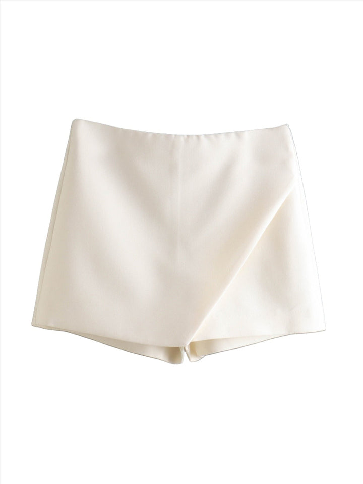 Héloïse | Asymmetrische Damen Kurze Hose mit Breitem Bund