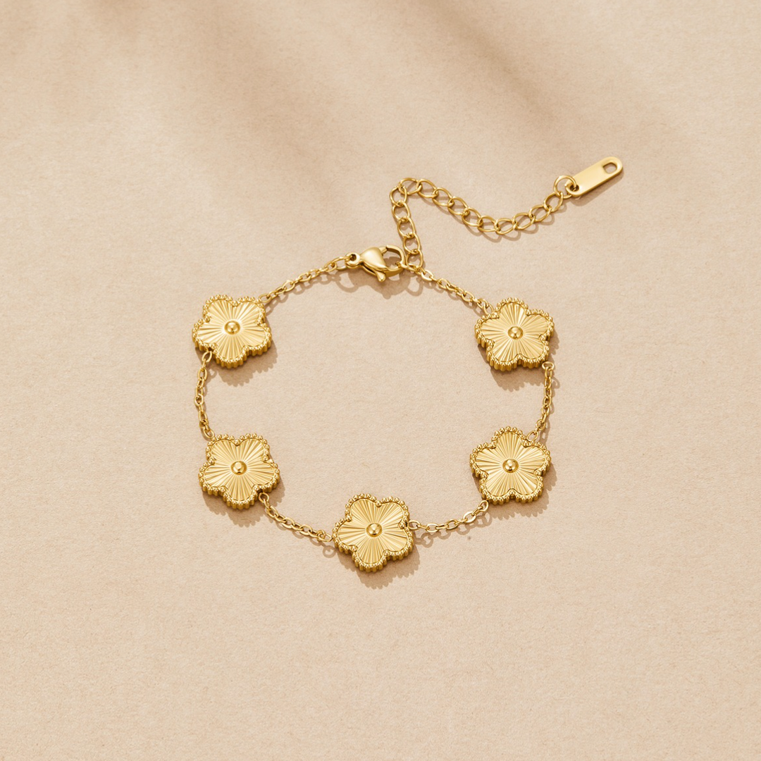 Florales Motiv Verstellbares Armband