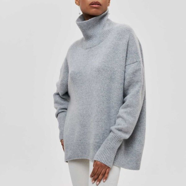 Daphne | Bequemer Damen-Rollkragenpullover