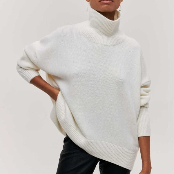 Daphne | Bequemer Damen-Rollkragenpullover