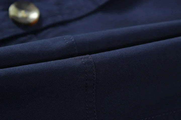 Herren Langer Trenchcoat