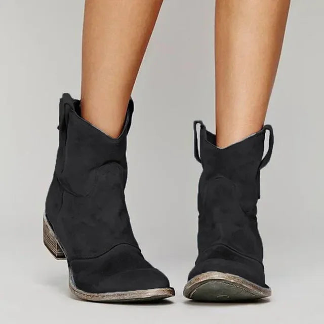 Brisa | Damen Bestickte Cowboy Stiefeletten