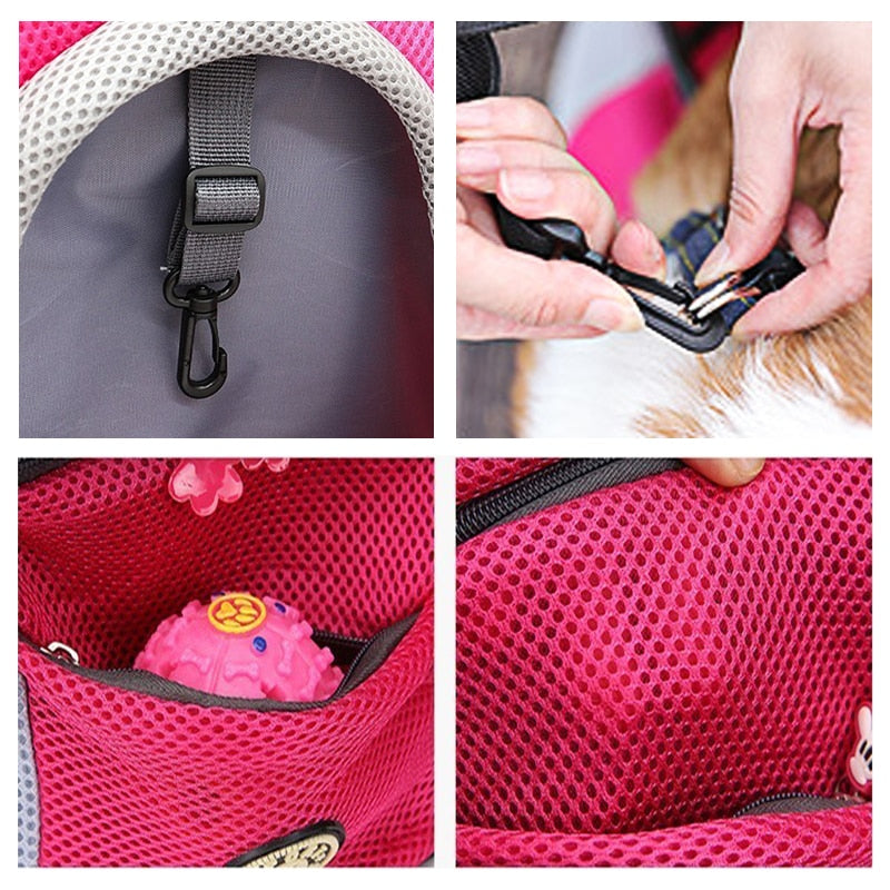 Belüfteter Tragerucksack Für Haustiere