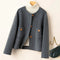 Damen Gekürzte Wollgemisch Jacke | Warm Und Stilvoll