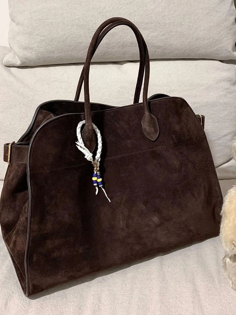 Elegante Große Veganem Leder Handtasche für Frauen