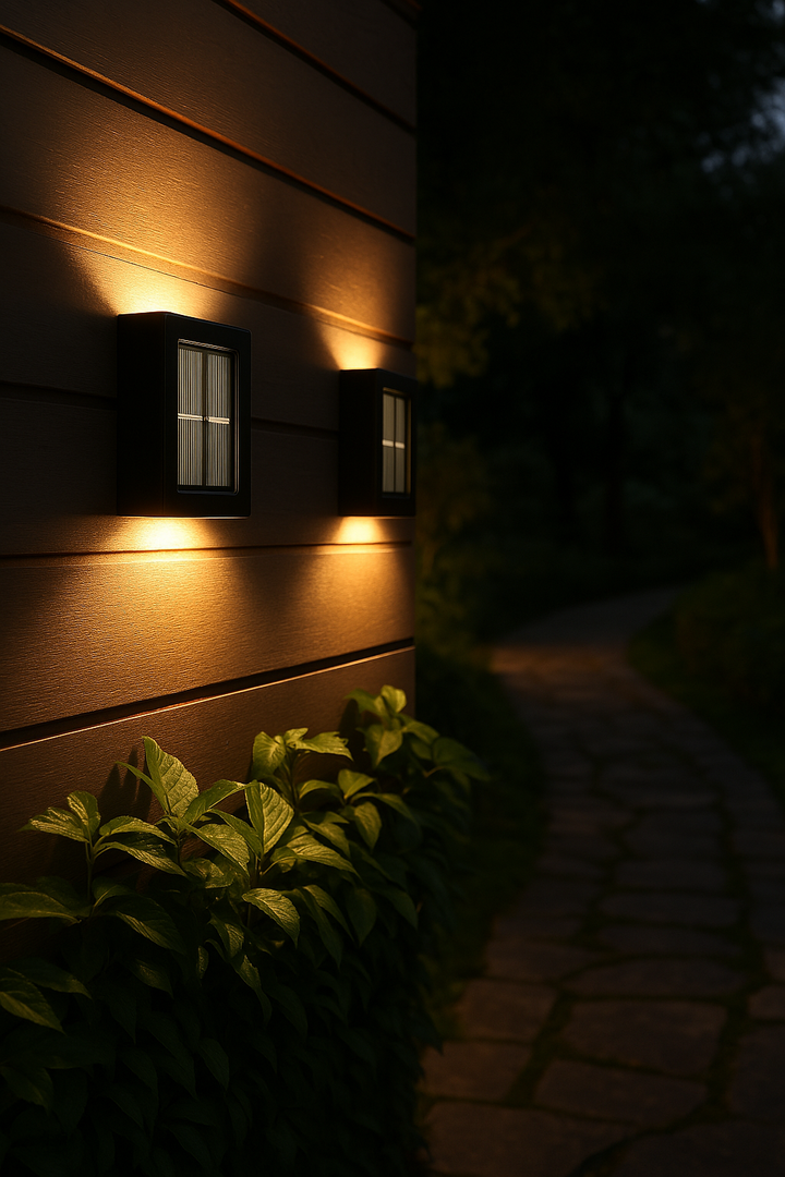 Yandir | Luxuriöse Kabellose Solar LED Wandlampen